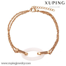 74231-xuping jewellery gold stainless steel bracelets for teenagers